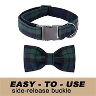 धनुष के साथ कुत्ता और बिल्ली कॉलर