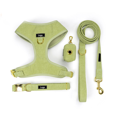 मखमली कुत्ता हार्नेस सेट